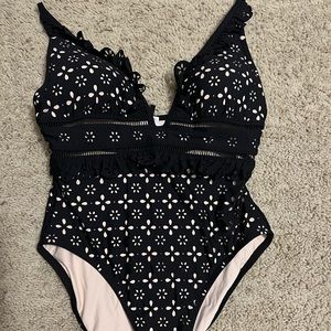 J Crew eyelet swimsuit